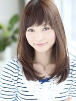 ジーナ(JINA) ●大人かわいい♪小顔ストレート【髪質改善カラー】 