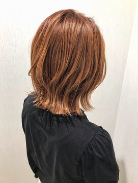 美容室ジャスミン 【ヒロシ】ミディアムウルフレイヤー