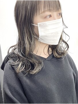 オンザ(ONTHE) 隠せるブロンドベージュインナーカラー20代30代40代【林京平】