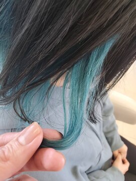 アイコニック 豊田店(ICONIQ) インナーカラー/ターコイズブルー