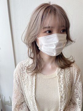 シーユー(see you,) フェザーバング×ハイトーンベージュ