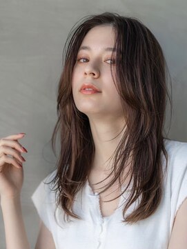 オースティン 登戸向ケ丘遊園(AUSTIN) 前髪かき上げイメチェンイヤリングカラーラベンダーカラーくびれ