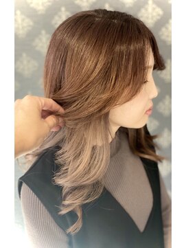 スーリールアドラーブルヘア(Sourire Adorable Hair) インナーミルクティー