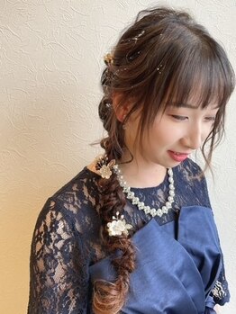 マミーコー イオン店(Mammy Co.)の写真/披露宴の華やかなヘアセットが人気！和装のアップヘアも美しい仕上がり♪崩れにくいヘアセット◎