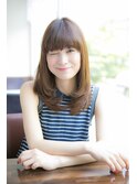 インナーグレージュ/マチルダボブ/前髪/ピンクベージュ/赤羽