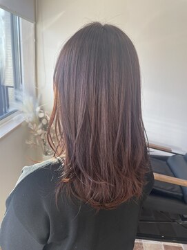 テテヘアー(tete hair) ピンクブラウンカラー