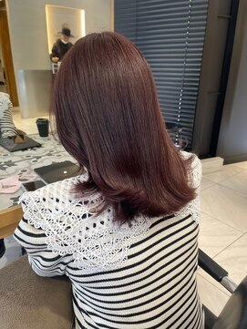 ガリカ 渋谷(Gallica) 【mami】艶髪大人ラベンダーココア/ブリーチなしダブルカラー