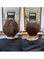 ゴデーレ(GODERE)&nbsp;襟足スッキリ大人キレイなショートボブ透け感バング 30代40代