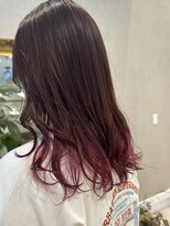 ヘアー クリエイト カルバリ(HAIR CREATE Calbari)&nbsp;エンドカラー　ピンクバイオレット