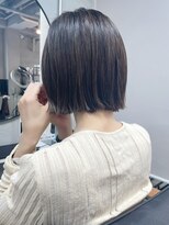 ルーファス 恵比寿 渋谷(Ruufus)&nbsp;40代50代/白髪ぼかしショート/ナチュラルツヤ感【Ruufus】