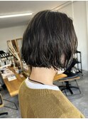 ＊オリーブグレージュ×ラフボブ＊