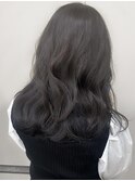 名古屋カラーブリーチなしラベンダーグレージュミディアム栄rena