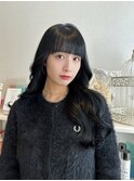 韓国へア/ワンホンヘア/暗髪/顔まわりカット/似合わせ