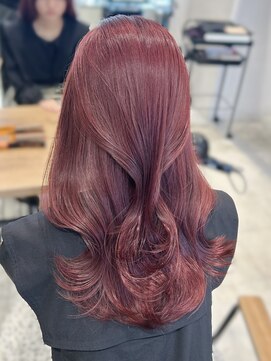 エヌアイ オモテサンドウ(ni omotesando) ☆ツヤツヤチェリーピンクカラー ダブルカラー☆