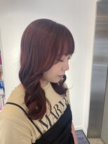 アヴァンスアンス 広島袋町店(AVANCE.ens)&nbsp;ワインレッドカラー