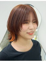 キー(kii)&nbsp;オレンジカラーとウルフ