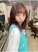 【天神.大名.今泉】ふんわり動きあるピンクベージュ