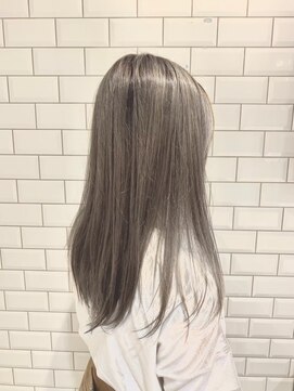 アース 東戸塚店(HAIR & MAKE EARTH) 20代30代40代大人可愛いアッシュグレージュダブルカラー美肌