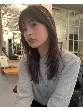 アンプラグド(unplugged) 暗髪透明感カラー