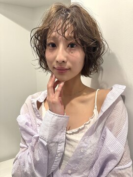 ラフ 新宿(Laff) 切りっぱなしボブ/ボブパーマ/縮毛矯正/くびれヘア