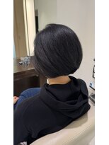 ヘア&エステ ヒロイン 西武池袋店&nbsp;池袋大人上品コンパクトミニマムボブスタイルヘア。