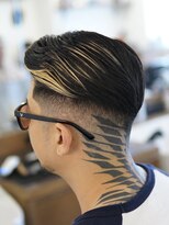 ザチョップショップ キチジョウジ(THE CHOP SHOP KICHIJOJI)&nbsp;オールバックスキンフェードカットシェービング吉祥寺理容室