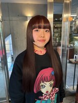 ギフトサニーサイド(gift sunny side)&nbsp;赤みブラウン＊姫カットロング