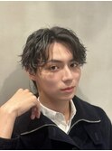 men's/メンズ/リバースセンターパート/ニュアンスパーマ/池袋
