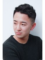 メリケンバーバーショップ コウベ(MERICAN BARBERSHOP KOBE)&nbsp;ビジネスサイドパートアップバンクショートツーブロック#m332