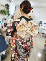 ロカット サロン(Roquat Salon)&nbsp;振袖着付けとヘアアレンジ 【ヘアアレンジ  立川/立川南/立川】