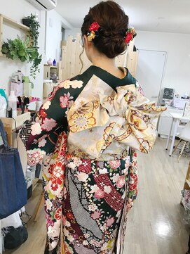 ロカット サロン(Roquat Salon) 振袖着付けとヘアアレンジ 【ヘアアレンジ  立川/立川南/立川】