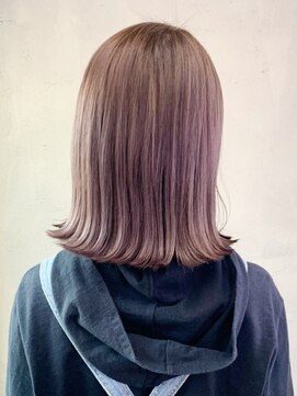 アイティー バイ アルバム 中野店(IT by ALBUM) ラベンダーボブ_スリークボブ厚めバングローライト_ba287202