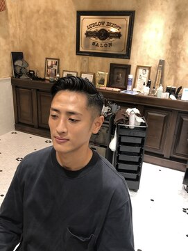 ルドローブラントオオサカ(LUDLOW BLUNT Osaka) サイドパート 2mフェード