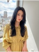 大人かわいいロングスタイル