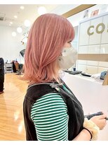 コワファースト  させぼ五番街店(COIFF1RST)&nbsp;ピンクカラー