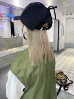 ゲーム 原宿店(GAME)&nbsp;ホワイトベージュ/ダブルカラー/ケアブリーチ/髪質改善/原宿