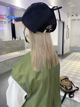 ゲーム 原宿店(GAME) ホワイトベージュ/ダブルカラー/ケアブリーチ/髪質改善/原宿