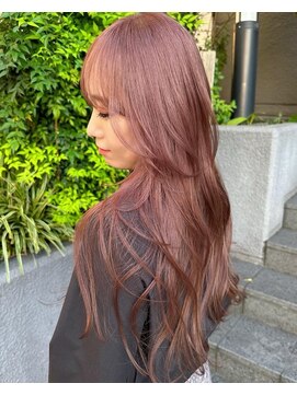 ロージアバイアルティナ(ROSIER by artina) ショコラピンク_ガーネットレッド_うる艶髪_こっくりカラー