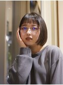 オン眉ボブ/ミニボブ/ぱつっとボブ/前下がりボブ/梅田/茶屋町