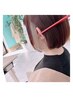 カット＋イヤリングカラー＋全体アディクシーカラー￥22300