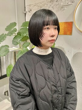 クリアーオブヘアー 栄南店(CLEAR of hair) 顔まわりレイヤーボブ/RIHO