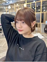 結んでも可愛いおくれ毛カット