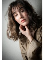 カバーヘアアンドスパ ブリス 浦和(COVER HAIR&SPA bliss)&nbsp;フレンチカジュアルハイライト波巻きカールw浦和10代20代30代