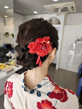 美容室 マシェリの写真/ヘアセットはベテランスタイリストにお任せ！結婚式やイベントなど特別な日はプロの技で可愛く華やかに♪