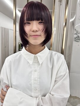 エトワール(ETOILE) ボブ/フェイスレイヤー/ピンクブラウン/ラベンダー