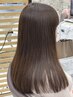 (ご新規) オーガニックカラー全体染め+3stepミルボン最高級トリートメント
