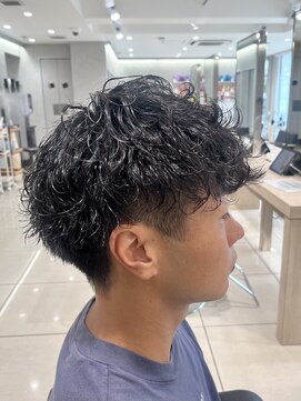 アッシュ 高幡不動店(Ash) 【巖本】波巻きスパイラルパーマ波巻きパーマ刈り上げマッシュ