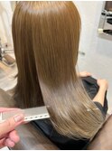ブリーチなし!ミルクベージュ