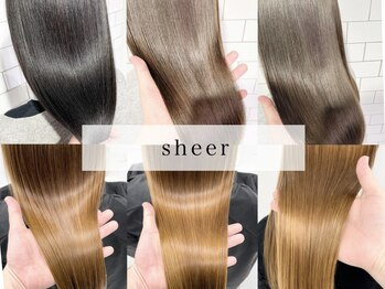 シアー(sheer)の写真/《全国誌掲載サロン》 30種類の薬剤と栄養分から髪質に合わせて調合する『sheer』オリジナル処方で美髪へ♪