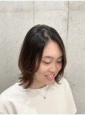 前髪長めボブレイヤー